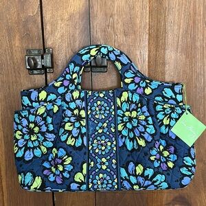 Vera Bradley Abby Bag in Indigo Pop NWT